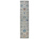 12 Ft Silver Gray Aryana Afghan Hand Knotted Veg Dye Wool Runner Rug